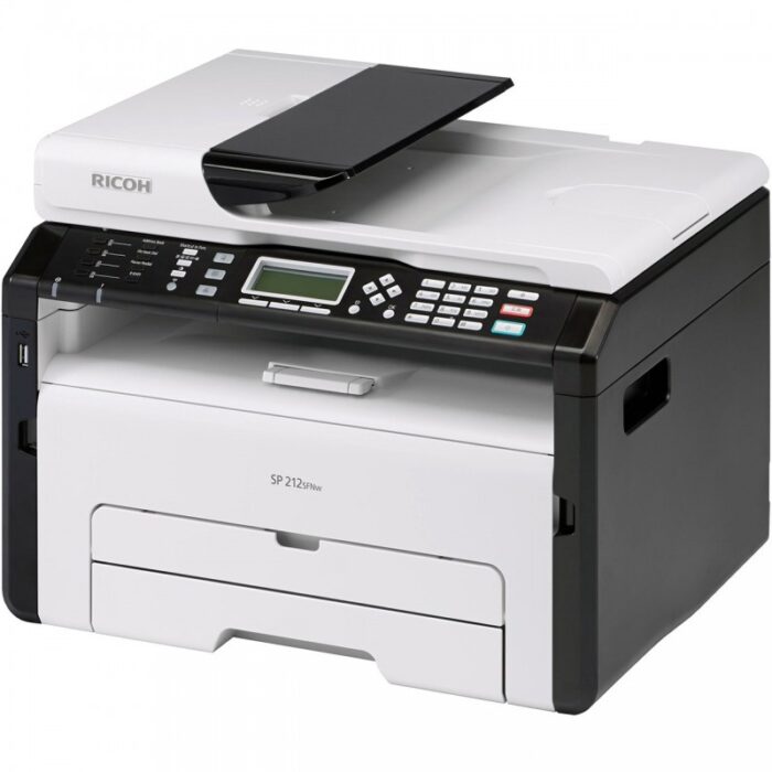 پرینتر چندکاره لیزری ریکو مدل SP 212SFNw Ricoh SP 212SFNw Multifunction Laser Printer